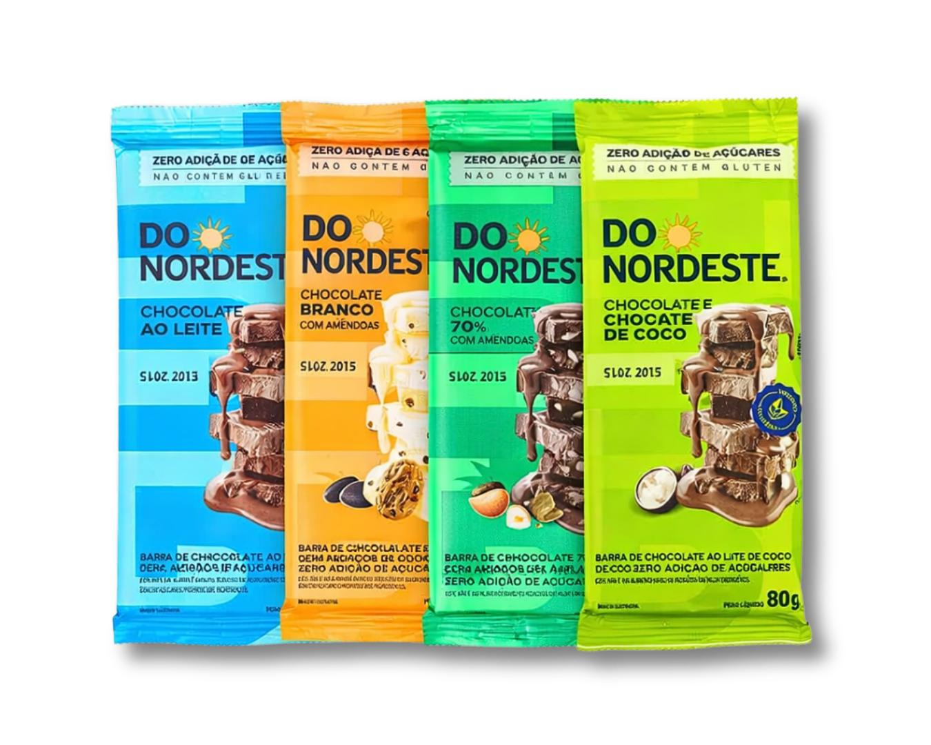 Linha completa de chocolates Donordeste